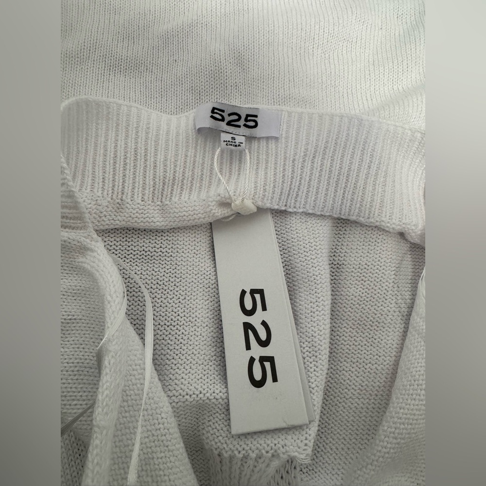 525 America white Knit Tank Top | New with Tags - Picture 6 of 10